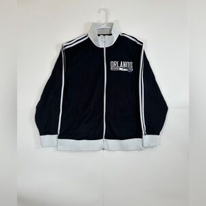 Adidas NBA Orlando Magic Black Zip Track Jacket Men Size XL Active Athletic Wear